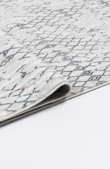 Novo Home Halı Özel Ölçü Oda Halısı 120x300 Lotus LTS0212 Mavi - 5