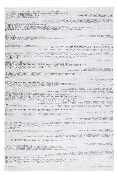 Novo Home Halı Özel Ölçü Salon Halısı 200x290 Lilyum LLY0201 Gri