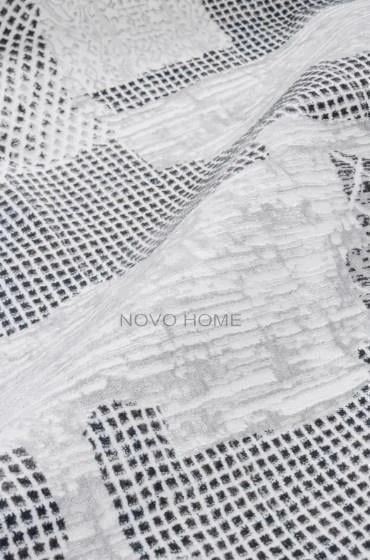 Novo Home Halı Kişiye Özel Ölçü Yolluk Halısı 80x300 Lotus LTS0104 Kahve - 3