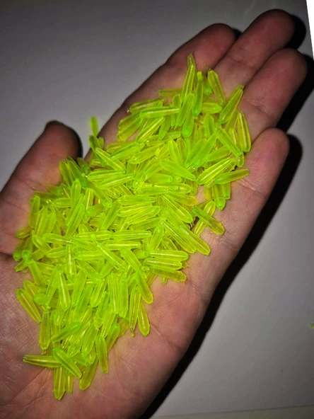 Eagenset Neon Ultraviyole Uv Yumuşak Silikon Sarı 50 Adet 1,3 cm. Delik: 2mm