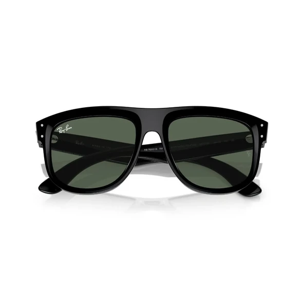 Ray-Ban Boyfriend Reverse Güneş Gözlüğü RBR0501S 6677VR 56 Ekartman Black Dark Green - 6