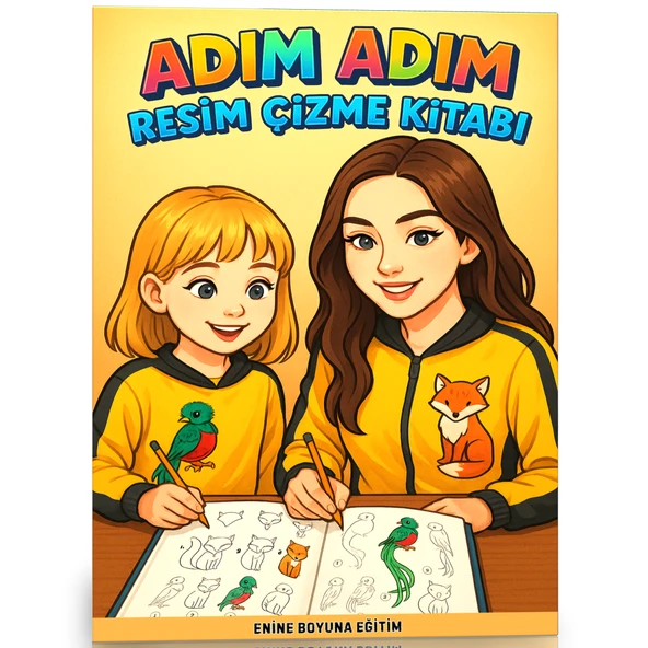 Adım Adım Resim Çizmeyi Öğreten Kitap (94 DERS)