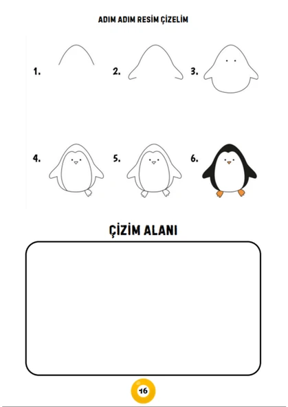 Adım Adım Resim Çizmeyi Öğreten Kitap (94 DERS) - 3