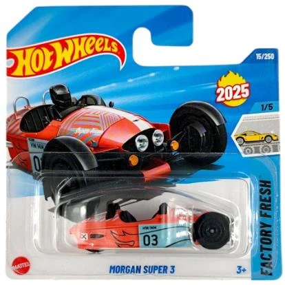 Hot Wheels Tekli Arabalar Morgan Super 3 HYX48 (Factory Fresh) ürün görseli
