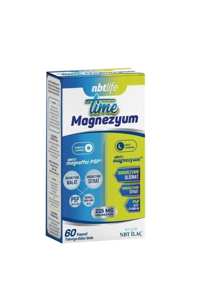 Nbt Life Time Magnezyum 60 Kapsül