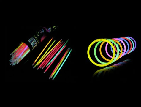 10 Adet Karanlıkta Işık Veren Bracelet Fosforlu Kırılan Çubuk Bileklik (483483) - 4