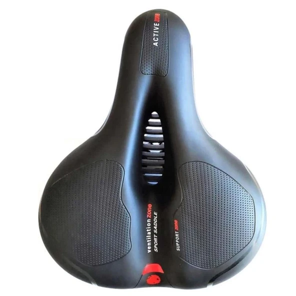Konforlu Yumuşak City Bike Sele – Hava Kanallı Tasarım 25x18.5 cm