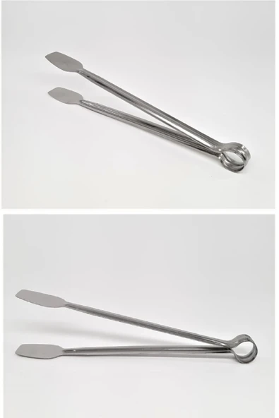 Paslanmaz Mutfak Maşası - 27 Cm Mangal Barbekü Maşası (483483) - 2