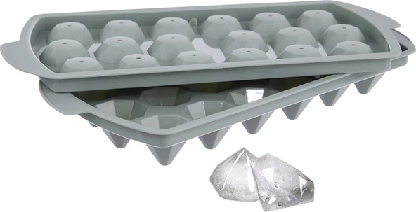 Diamond Elmas Şeklinde Buz Kalıbı 18 Bölmeli (483483) - 3