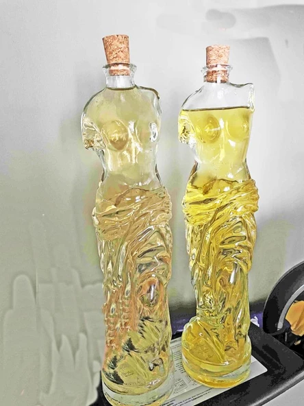 2 Adet Venüs Yağdanlık - Kadın Figürlü Sirkelik Sosluk 500 ML (483483) - 4