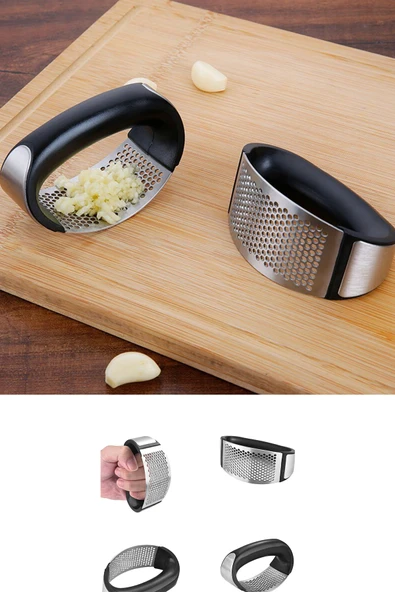 Yeni Sarımsak Ezici Paslanmaz Çelik Garlic Press (483483) - 3