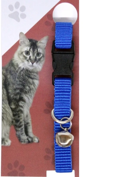 Elastik Ayarlanabilir Çıngıraklı Kedi Tasması (483483) - 2