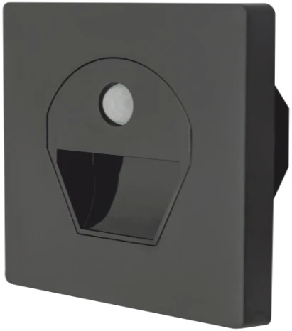 CATA CT 5170 1W Siyah Kasa Sensörlü Koridor Aydınlatması 6400K Beyaz Işık