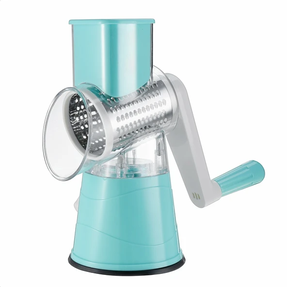 Tutma Kollu Çevirmeli Pratik Rulo Rende Drum Grater (483483) - 3