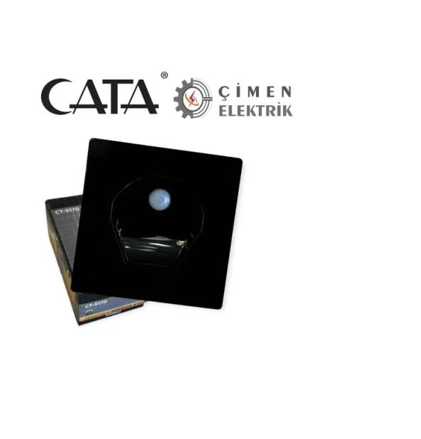 CATA CT 5170 1W Siyah Kasa Sensörlü Led Spot 3200K Gün Işığı
