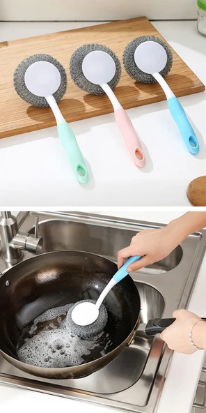 Mangal Temizleme Fırçası - Barbekü Fırçası - Lavabo Bulaşık Fırçası (483483) - 2
