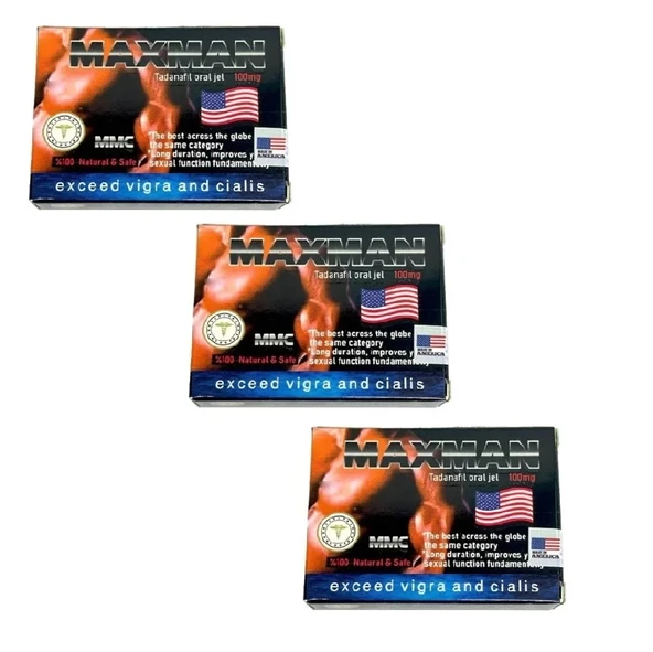 Maxman Usa Oral Jel 3 kutu