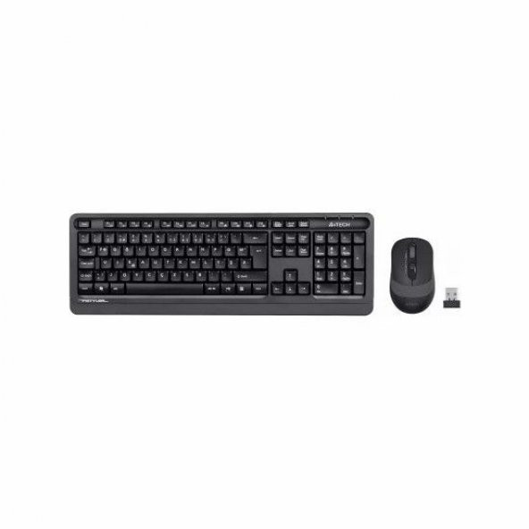 A4 TECH FG1010 K.SUZ F KLAVYE-MOUSE SET,SİYAH-GRİ