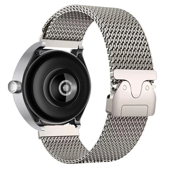 Samsung Galaxy Watch 3 45mm KRD-100 22mm Titanyum Hasır Kordon - 4