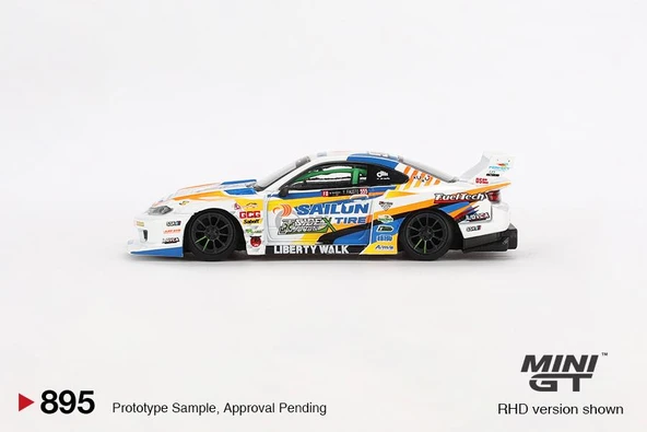 Mini GT Nissan LB-Super Silhouette S15 SILVIA #555 2023 Formula Drift Japan 895 - 4