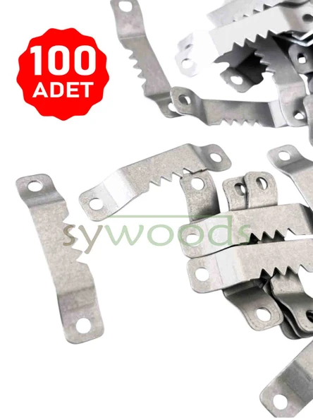 Mini tırtırlı timsah tablo ve çerçeve askısı 100 adet toptan fiyat tablo askı - 1