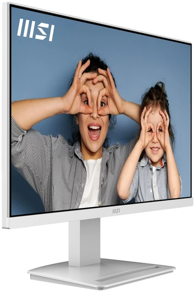 23.8" MSI PRO MP2412W 1ms 100Hz FHD HDMI DP Beyaz Flat Monitör - Resim 3
