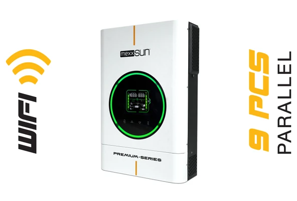 MEXX-P6kW - Premium 48V 6kW (Paralel /Wi-Fi/ Dual Output) - 3
