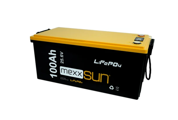 MEXXSUN Lityum Akü 25,6V 100Ah (LiFePo4) 2560Wh - Resim 6