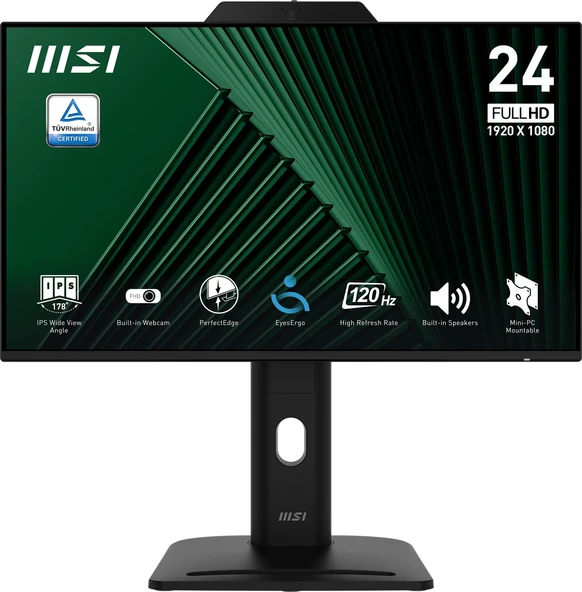 MSI  23.8 PRO MP242PMG 1920x1080 FHD FLAT IPS 120HZ 1MS ADAPTIVE-SYNC PIVOT MONITOR