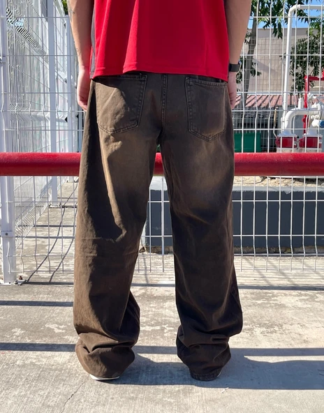 BDG Premium Baggy Kot Pantolon Kahve - 2