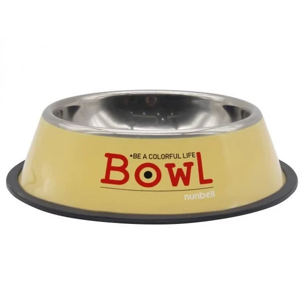 Nunbell Colorful Life Çelik Mama ve Su Kabı 22 cm (1 Adet) - 2