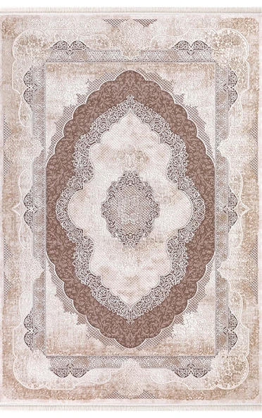 Padişah Halı Yolluk Halısı 80x150 Santo 31882 080 Kahve Bej