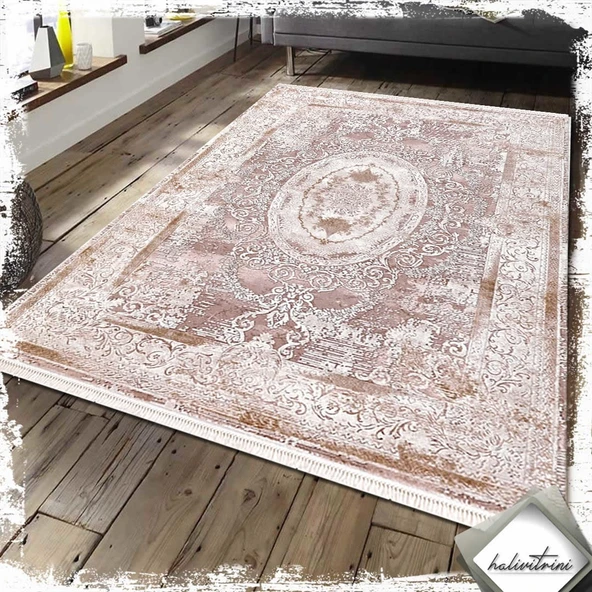 Padişah Halı Yolluk Halısı 80x150 Santo 31881 080 Kahve Krem - 2