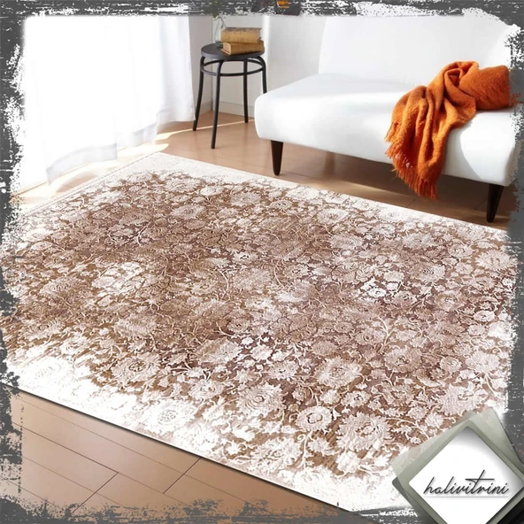 Padişah Halı Yolluk Halısı 80x150 Santo 31880 080 Kahve Krem - 2