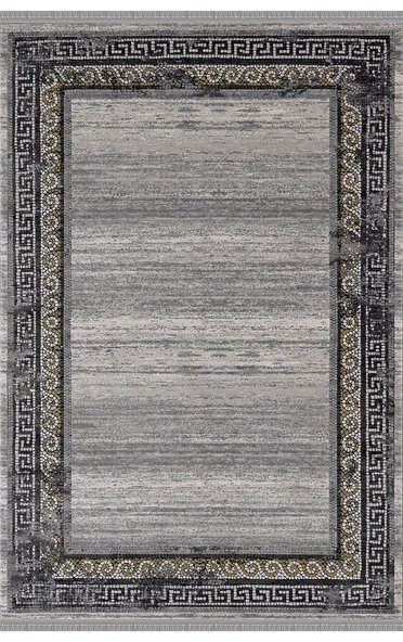 Padişah Halı Yolluk Halısı 100x300 Santo 34677 090 Gri Krem 200 x 290 cm