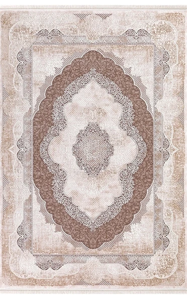 Padişah Halı Yolluk Halısı 100x200 Santo 31882 080  Kahve Krem