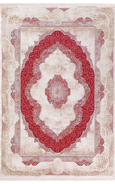 Padişah Halı Yolluk Halısı 100x300 Santo 31882 010 Kırmızı Kahve