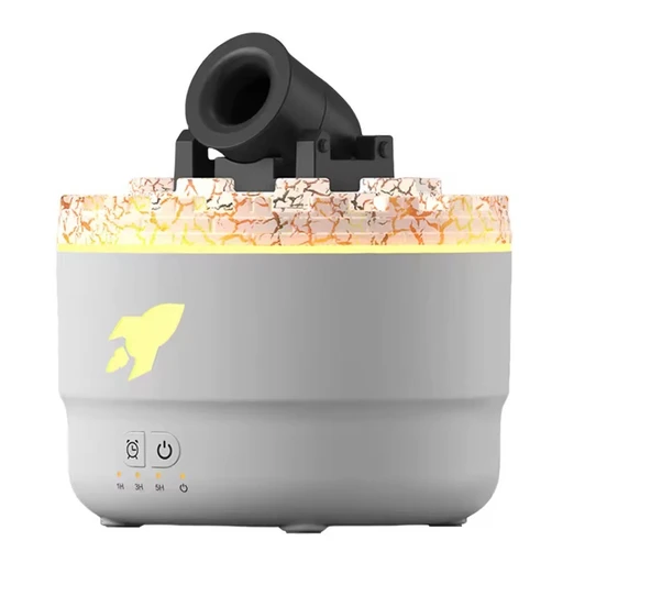 Volkanik Çatlak Top Patlama Efektli 7 Renk LED Işıklı Zamanlayıcılı Uçucu Yağ Difüzörü Nemlendirici HEDİYELİK ÜRÜN - 5