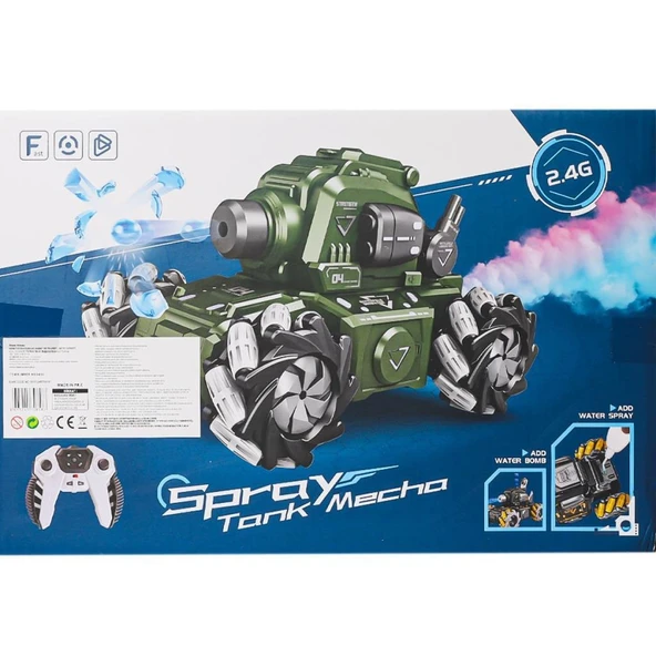 Nessiworld HD3400 Kumandalı Drift Yapan Su Atan Tank Mecha -Gepettoys - 2