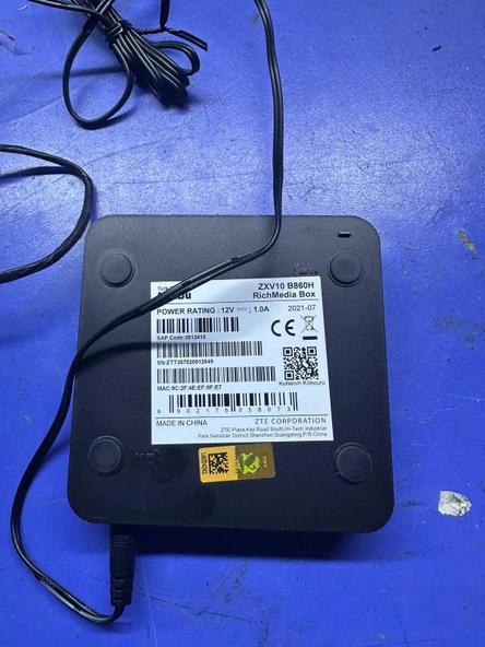Tivibu Zte ZXV10 B860H Richmedia Box Uydu Alıcısı 2.EL KULLANILMIŞ - 2