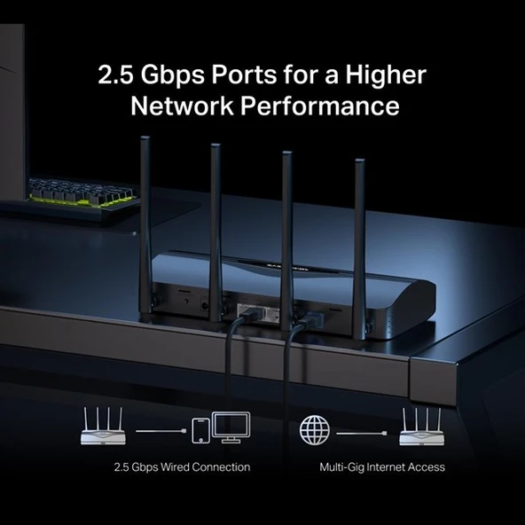 MERCUSYS MR27BE BE3600 WIFI7 DUAL BAND ROUTER - 6