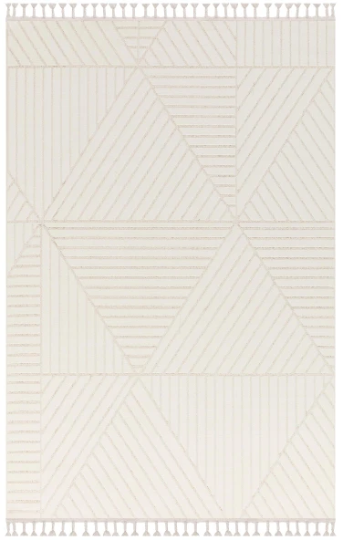 Duru Halı Shazam Koleksiyonu 2353A Krem Krem 80 x 300 cm