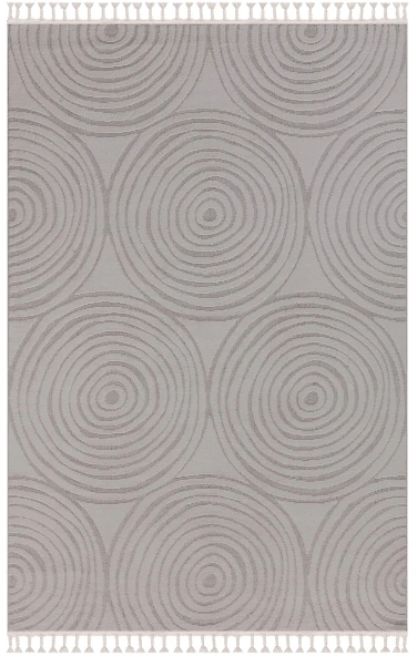 Duru Halı Shazam Koleksiyonu 2358A Gri Krem 100 x 200 cm