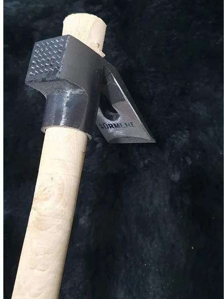 Sürmene Yapımı Dövme Çelik Usta Marangoz Keseri Küçük Boy Çivi Çakma - 5