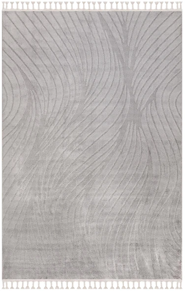 Duru Halı Shazam Koleksiyonu 2363A Gri Krem 160 x 230 cm