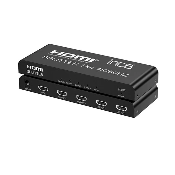 INCA 1port IHSK-460 1port HDMI (giriş) 4port HDMI (çıkış) 4K-60Hz HDMI Splitter - Resim 4