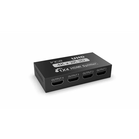 INCA 1port IHSK-430 1port HDMI (giriş) 4port HDMI (çıkış) 4K HDMI Splitter - Resim 3