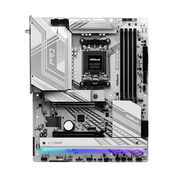 ASROCK X870 PRO RF WIFI7 DDR5 HDMI-DP TYPEC PCIE 5.0 AM5 ATX - 2