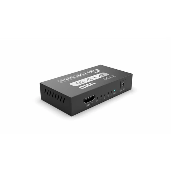 INCA 1port IHSK-430 1port HDMI (giriş) 4port HDMI (çıkış) 4K HDMI Splitter - Resim 2
