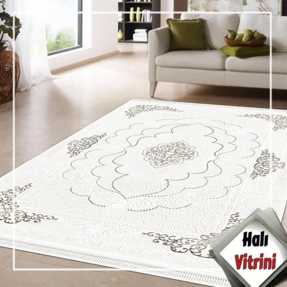 Dinarsu Halı Oda Halısı 150x233 Gold GD004 695 Krem - 2